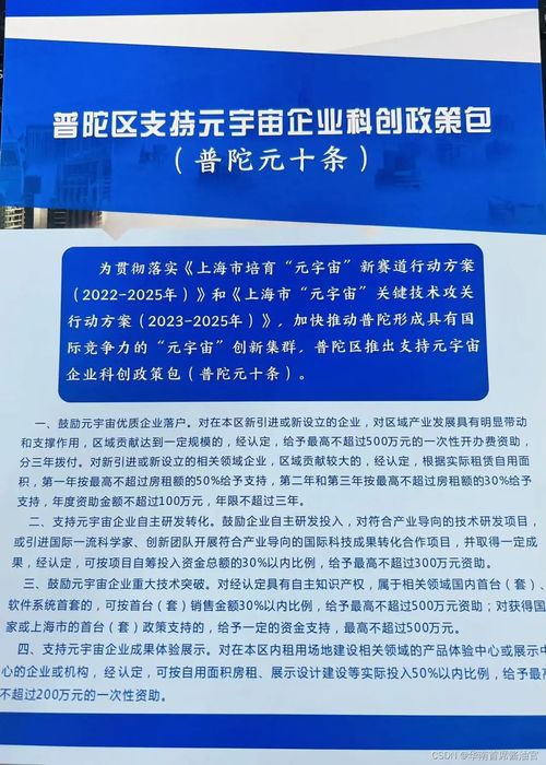 赋能元宇宙场景落地 普陀新规如何驱动和数软件等企业的创新发展